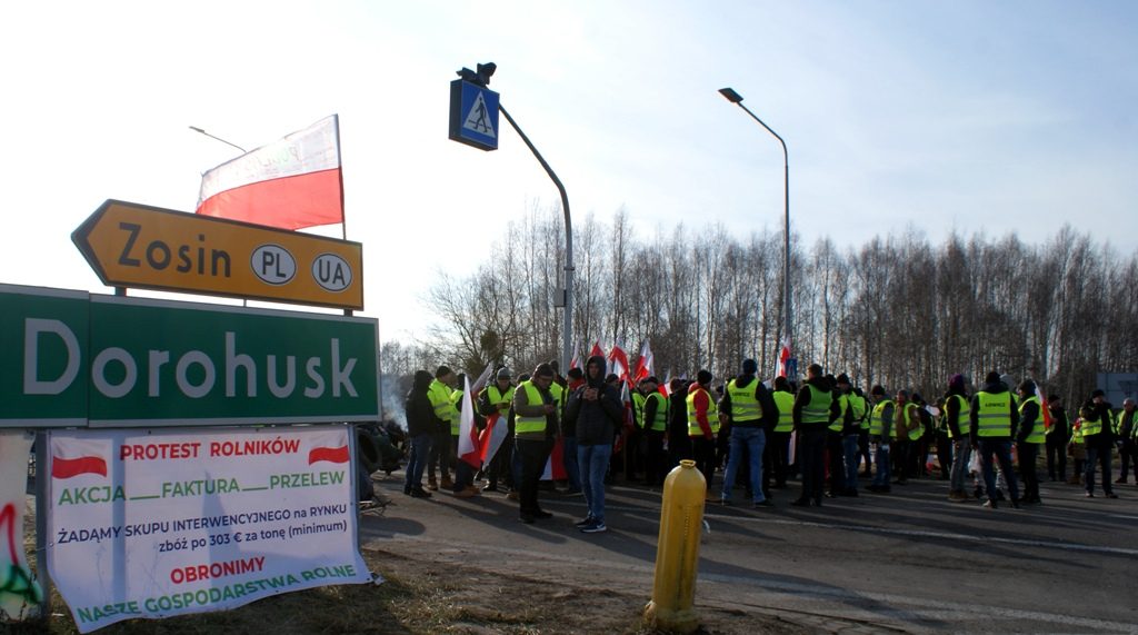 Dorohusk protest rolników